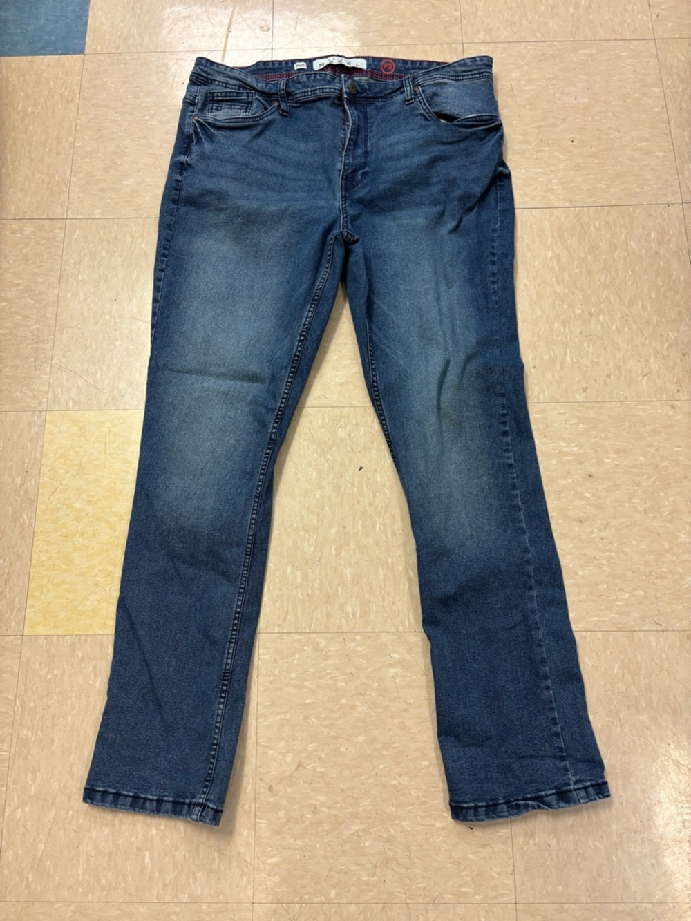 Men's Straight Leg Jeans - Blue